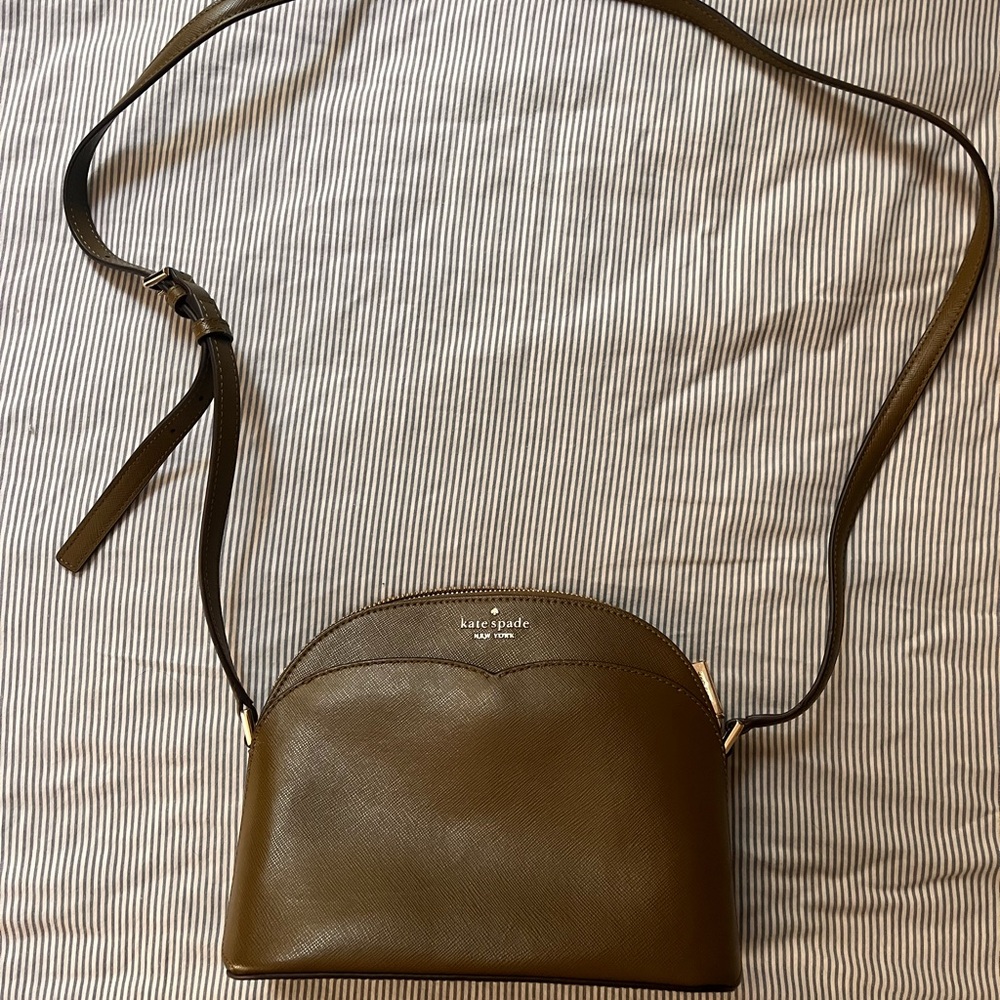 Kate Spade Olive Green Crossbody Bag